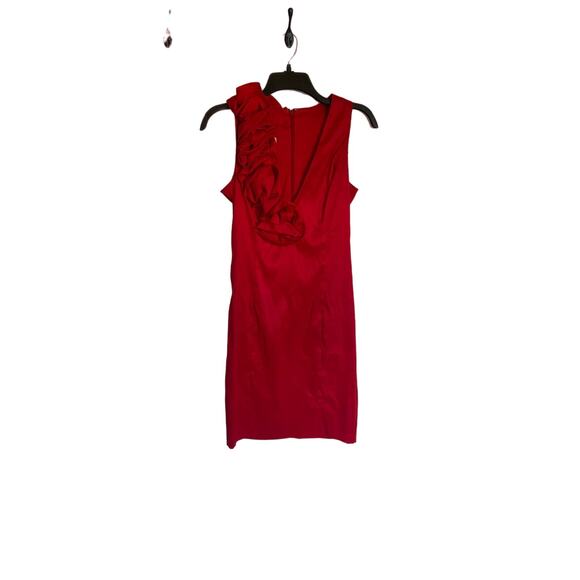 Cache Vintage 1980s Cocktail Dress with Ruffle on One Shoulder! RARE! Size XS-S - Picture 1 of 8